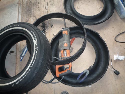 Used Tires Soundproofing Between Floors