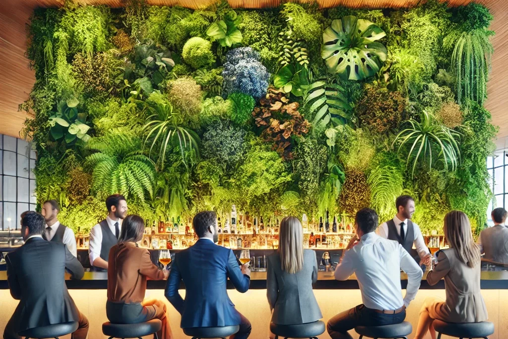 living wall benefits for restaurants in nyc